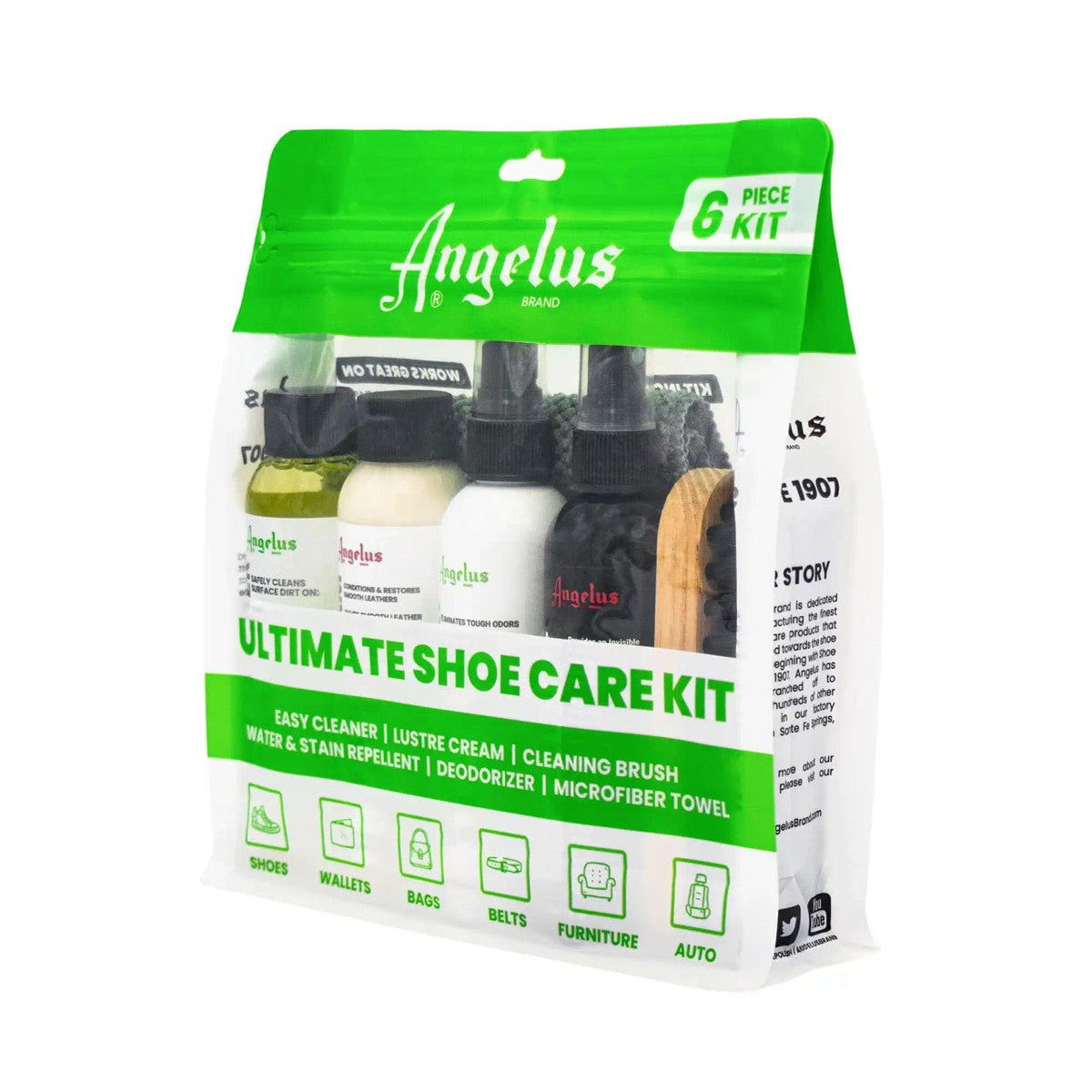 Skovårdskit Angelus Ultimate Shoe Care Kit - Knappnålen