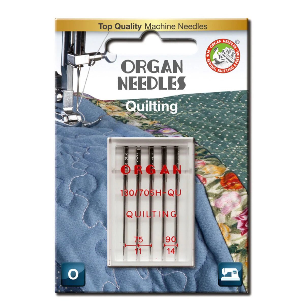 Symaskinsnålar Quilting 5-pack - Knappnålen