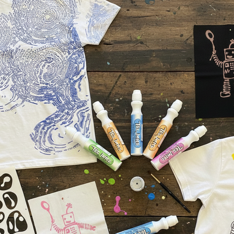 Tee Juice Textile Pens 4-pack