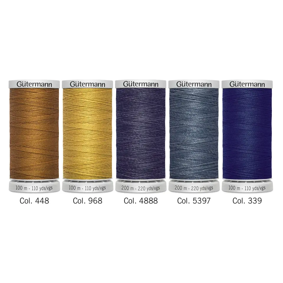 Gütermann Thread set Jeans 5 rolls